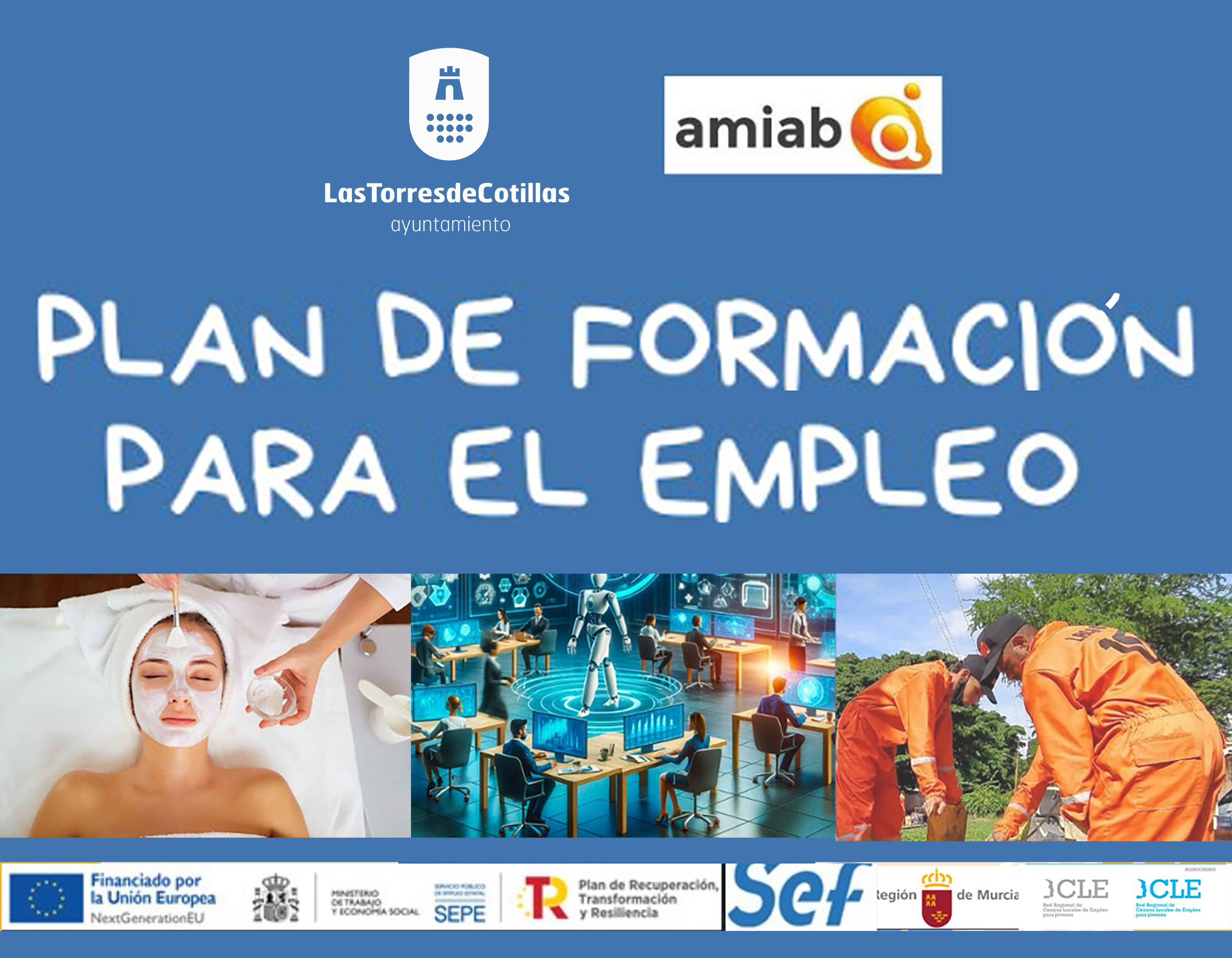 El plan municipal de formación para el empleo propone tres cursos gratuitos y especializados
