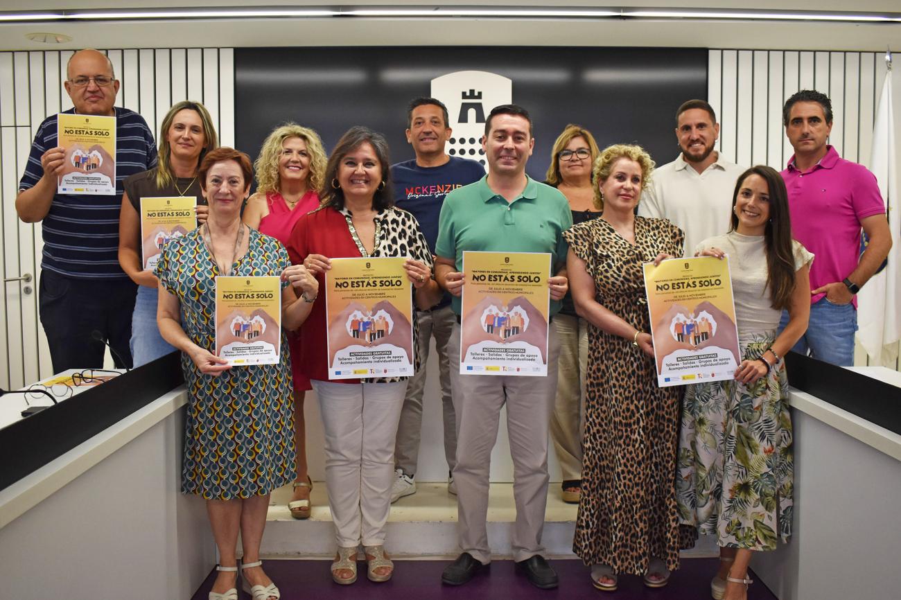 Las Torres de Cotillas impulsa el proyecto “No estás solo” para combatir la soledad no deseada entre mayores