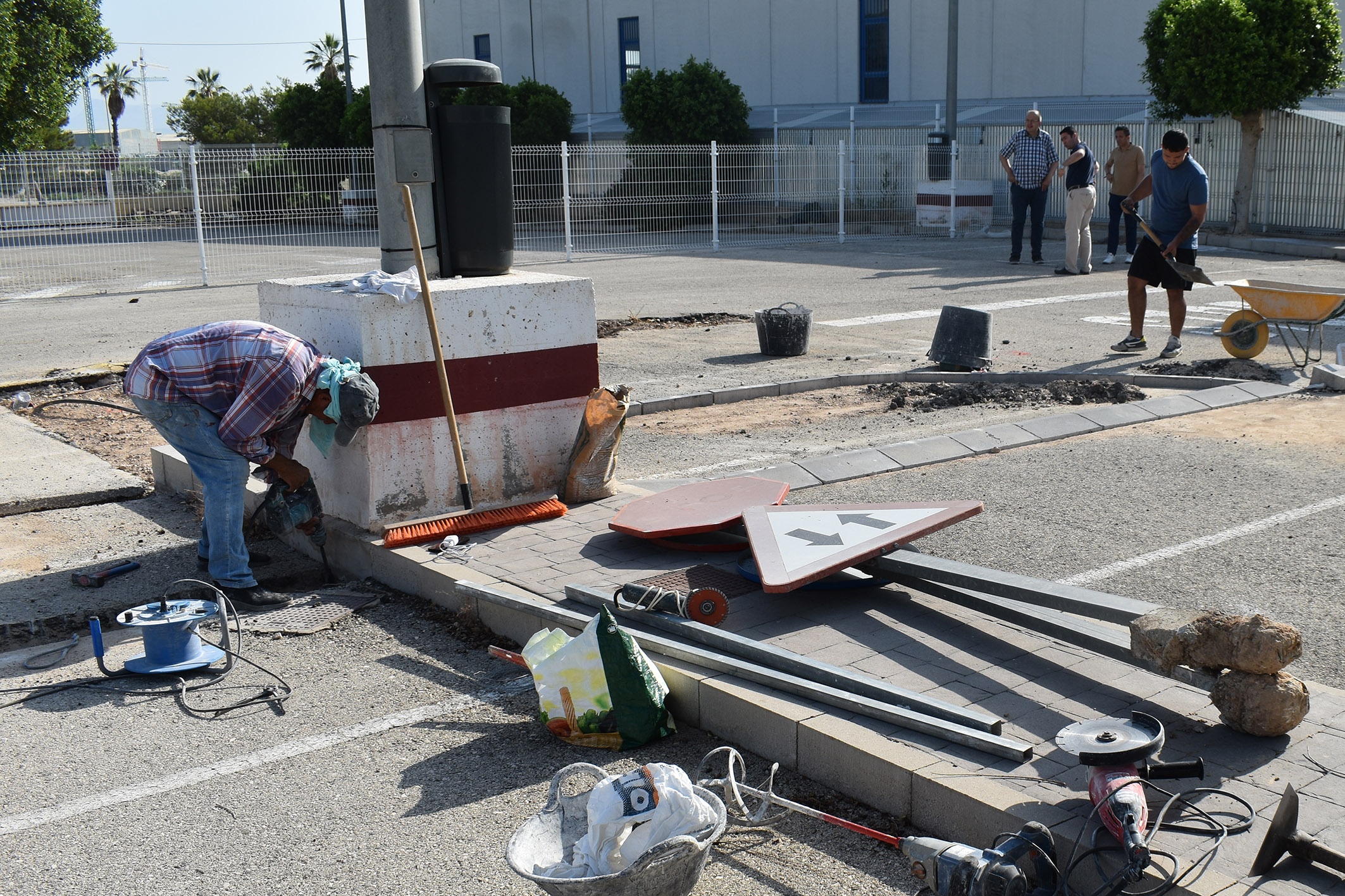 Comienzan las obras de construcción de una nueva área de servicio para autocaravanas