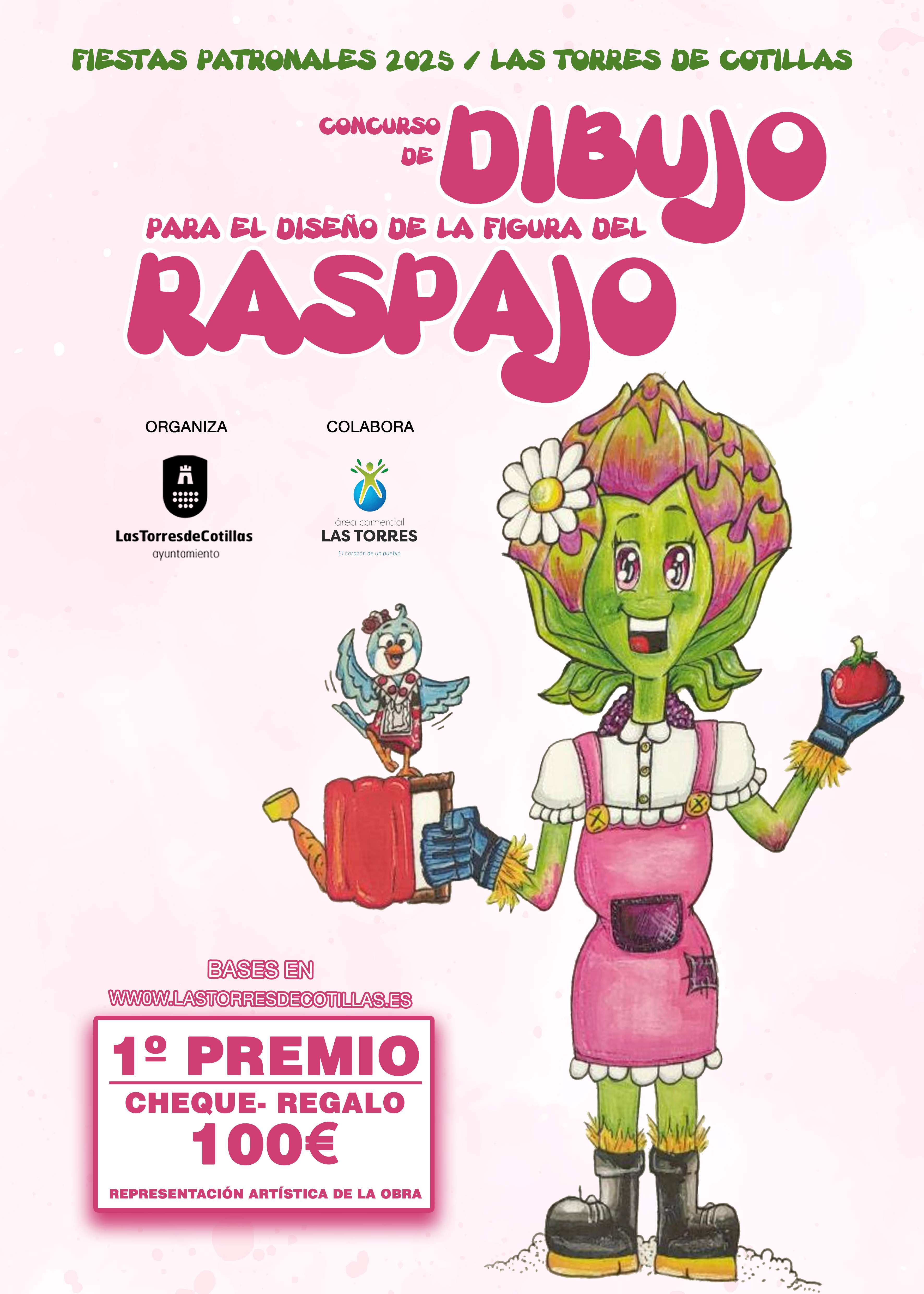 Un año más un concurso de dibujo elegirá la figura del Raspajo de las Fiestas Patronales