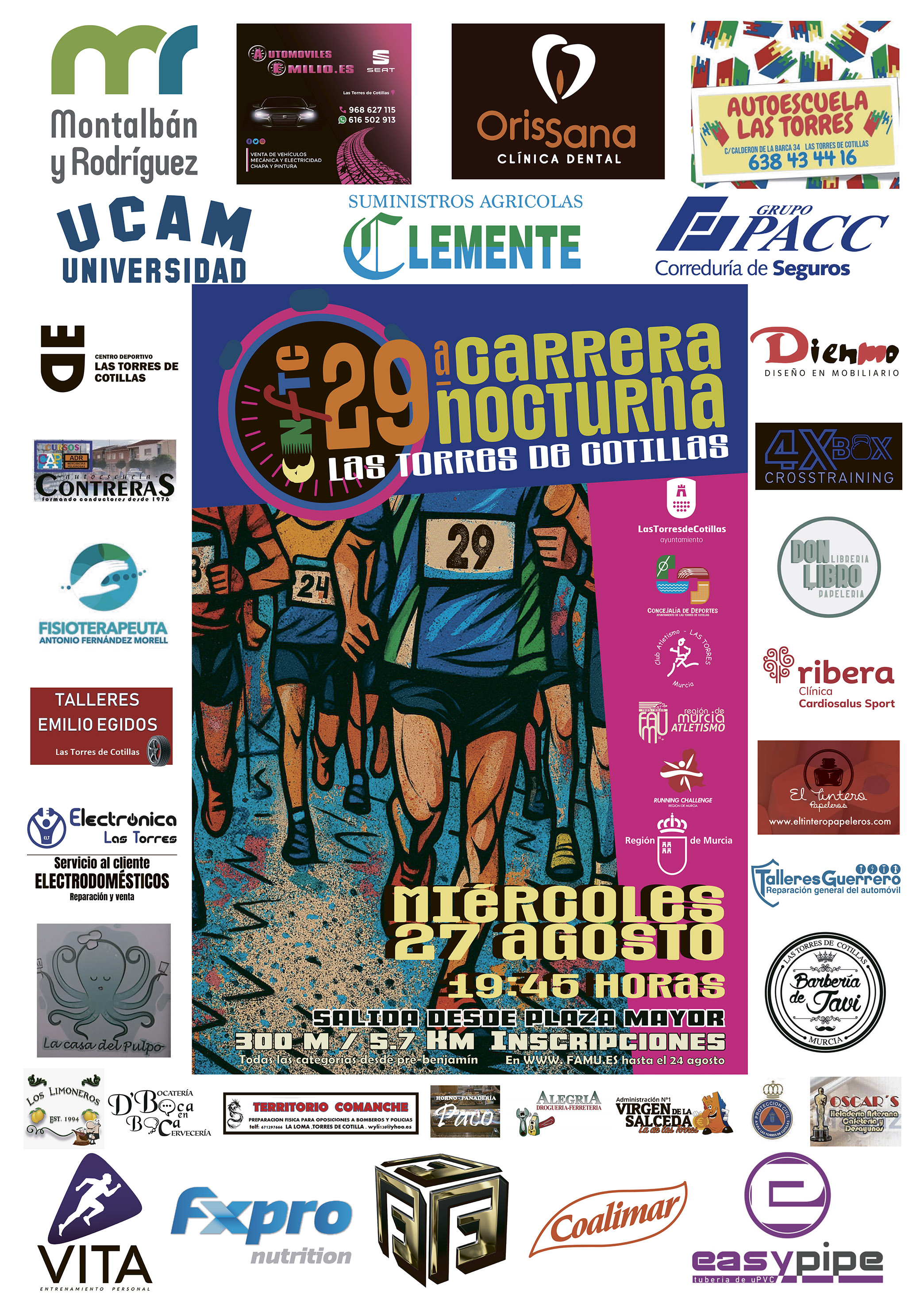 La carrera popular nocturna de las fiestas torreñas, lista para celebrar su 29ª edición