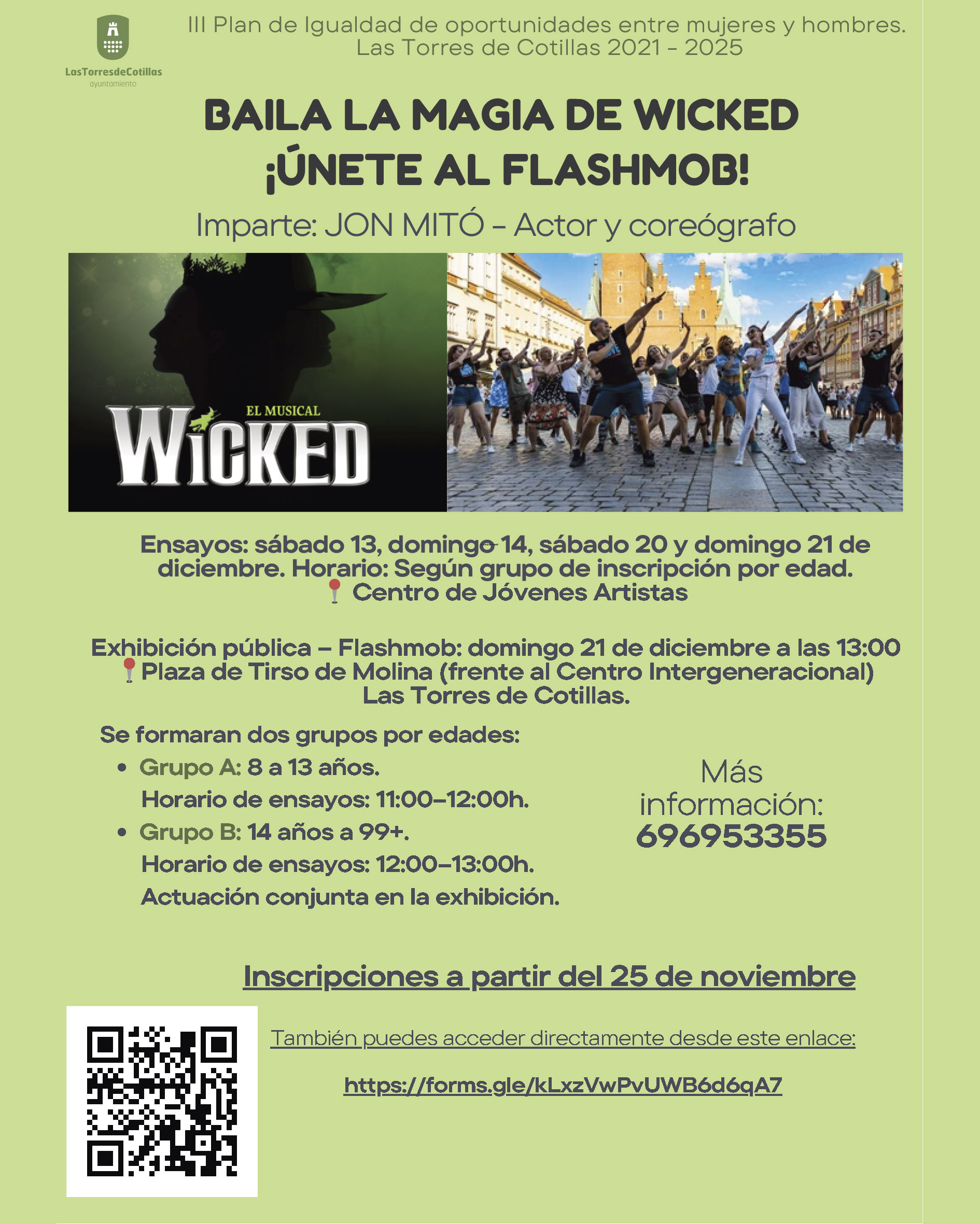 Las Torres de Cotillas prepara un espectacular flashmob inspirado en ‘Wicked’