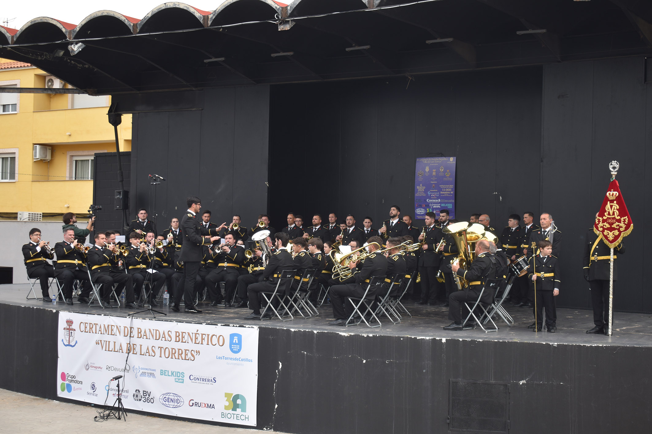 El II Certamen de Bandas "Villa de Las Torres" recauda más de 5.500 euros para la lucha contra el cáncer infantil