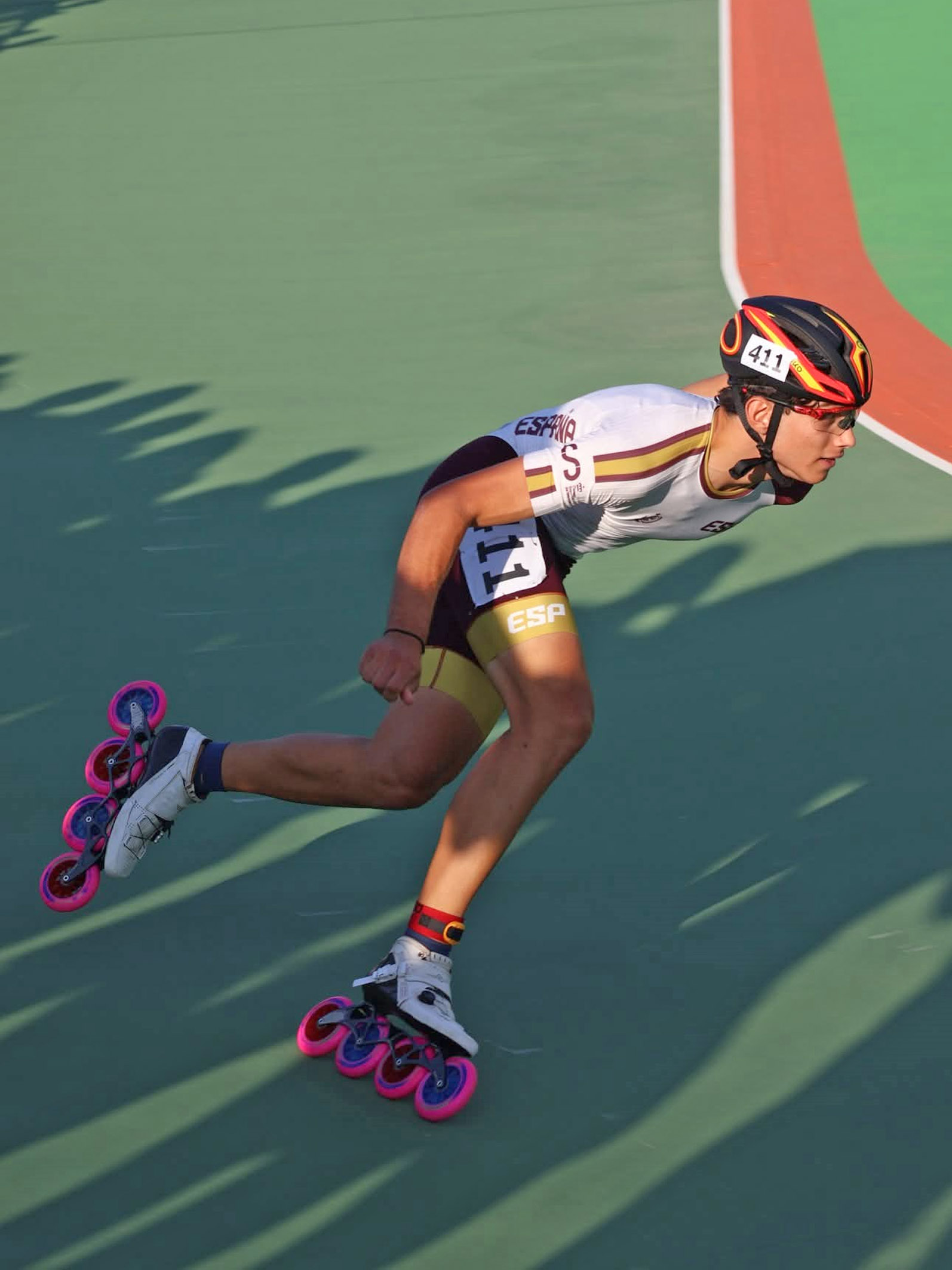 El joven patinador torreño Pablo González, campeón de Europa juvenil en 200 metros dual