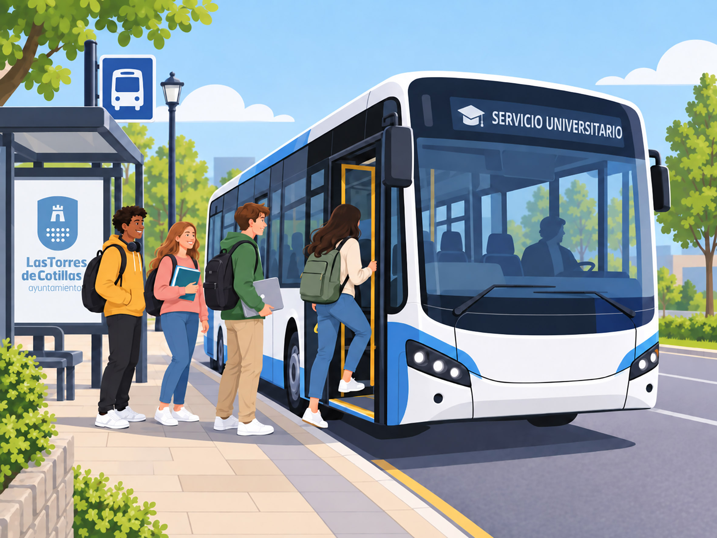 El Ayuntamiento garantizará el transporte universitario hasta la puesta en marcha de la línea 34