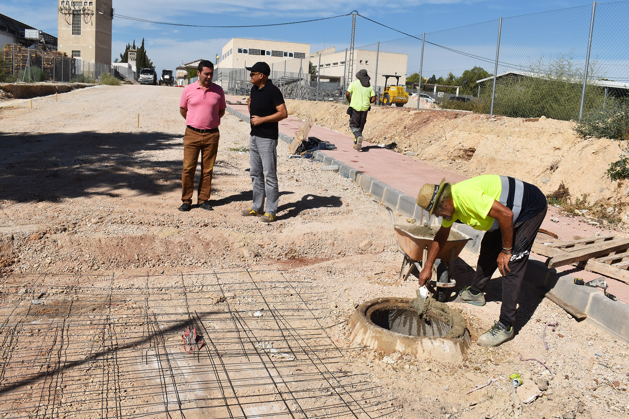 Las obras para dar continuidad a la calle Barcelona, a buen ritmo 