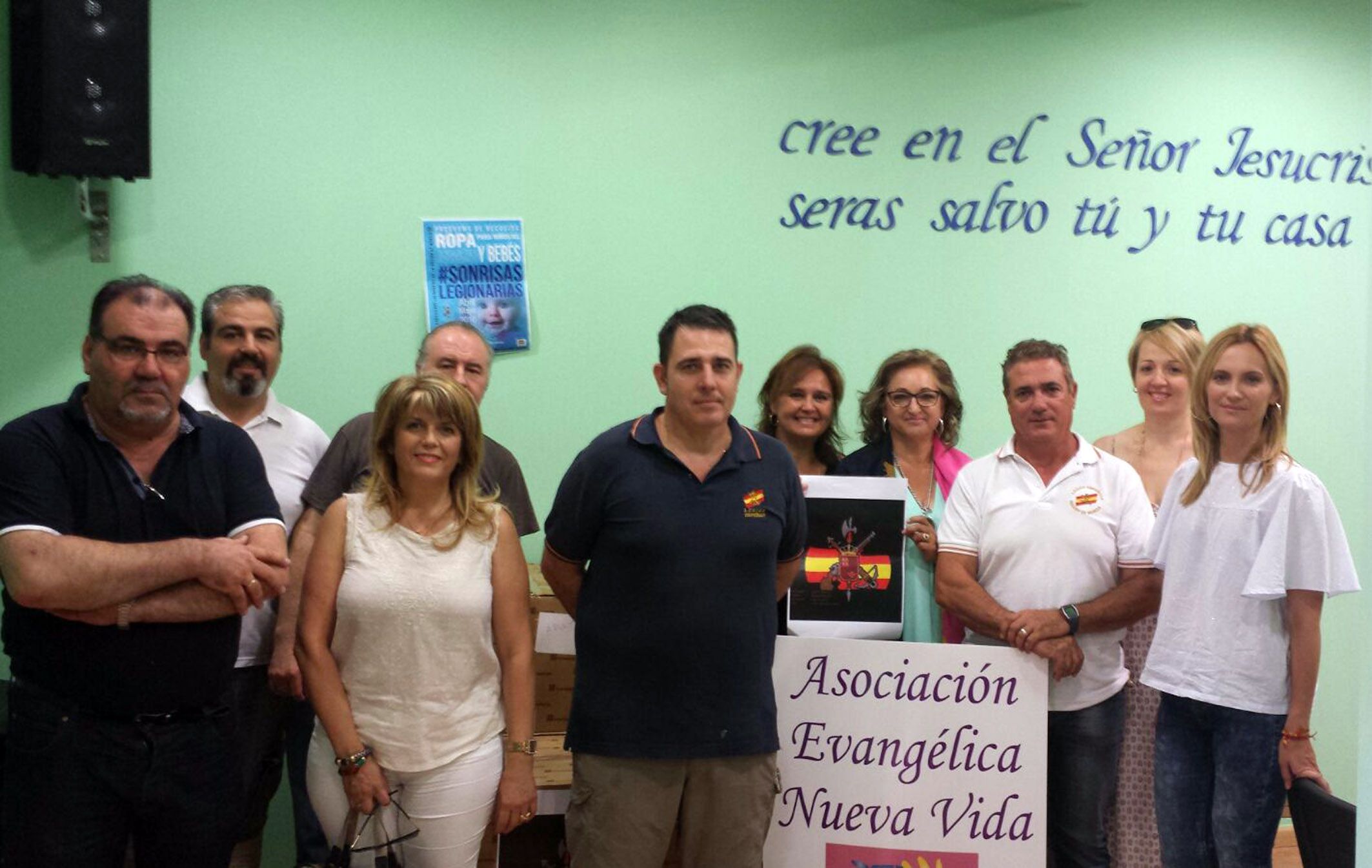 Donación de la Hermandad de la Legión Española de la Región de Murcia a la asociación torreña Nueva Vida2