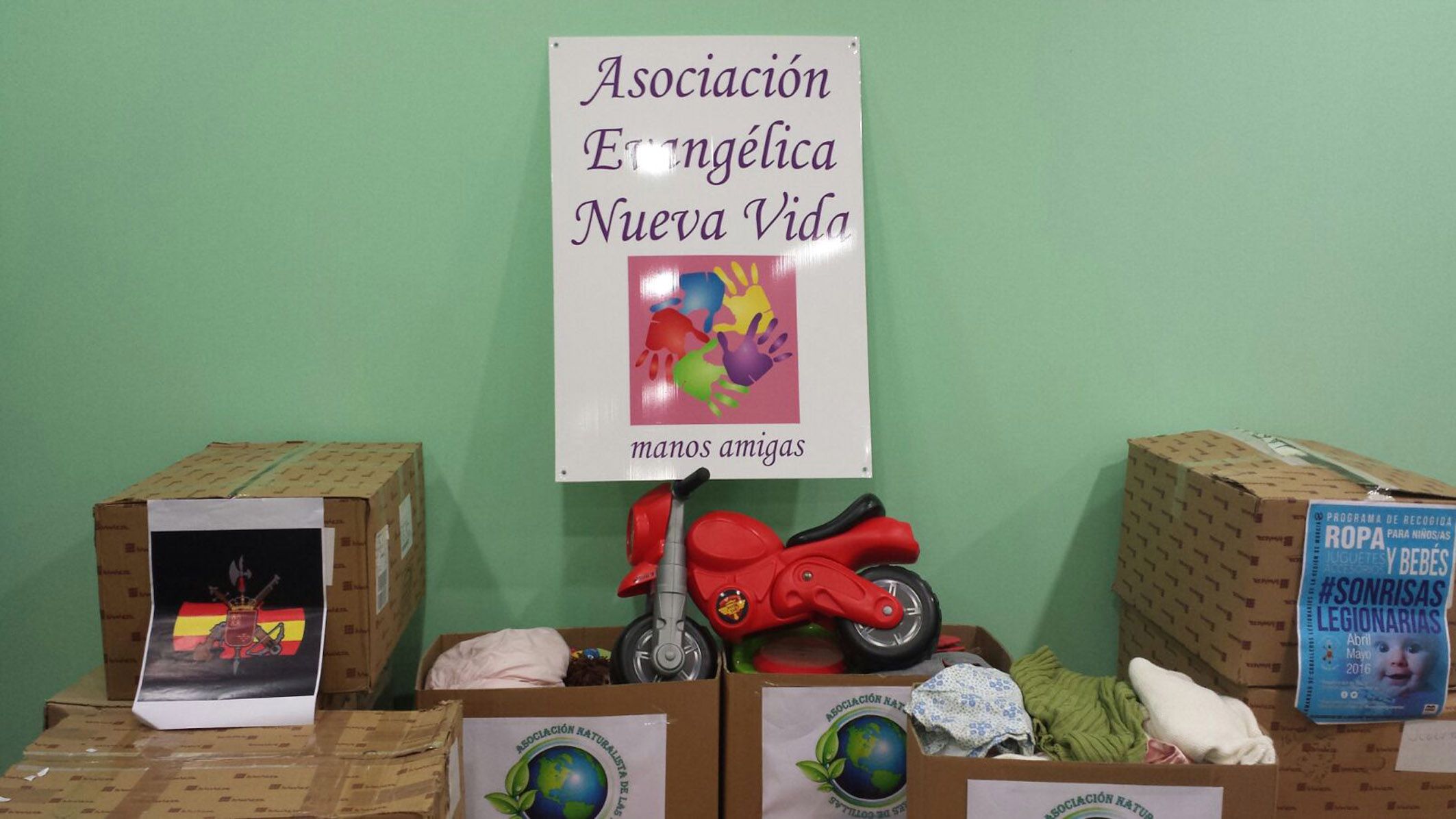 Donación de la Hermandad de la Legión Española de la Región de Murcia a la asociación torreña Nueva Vida3