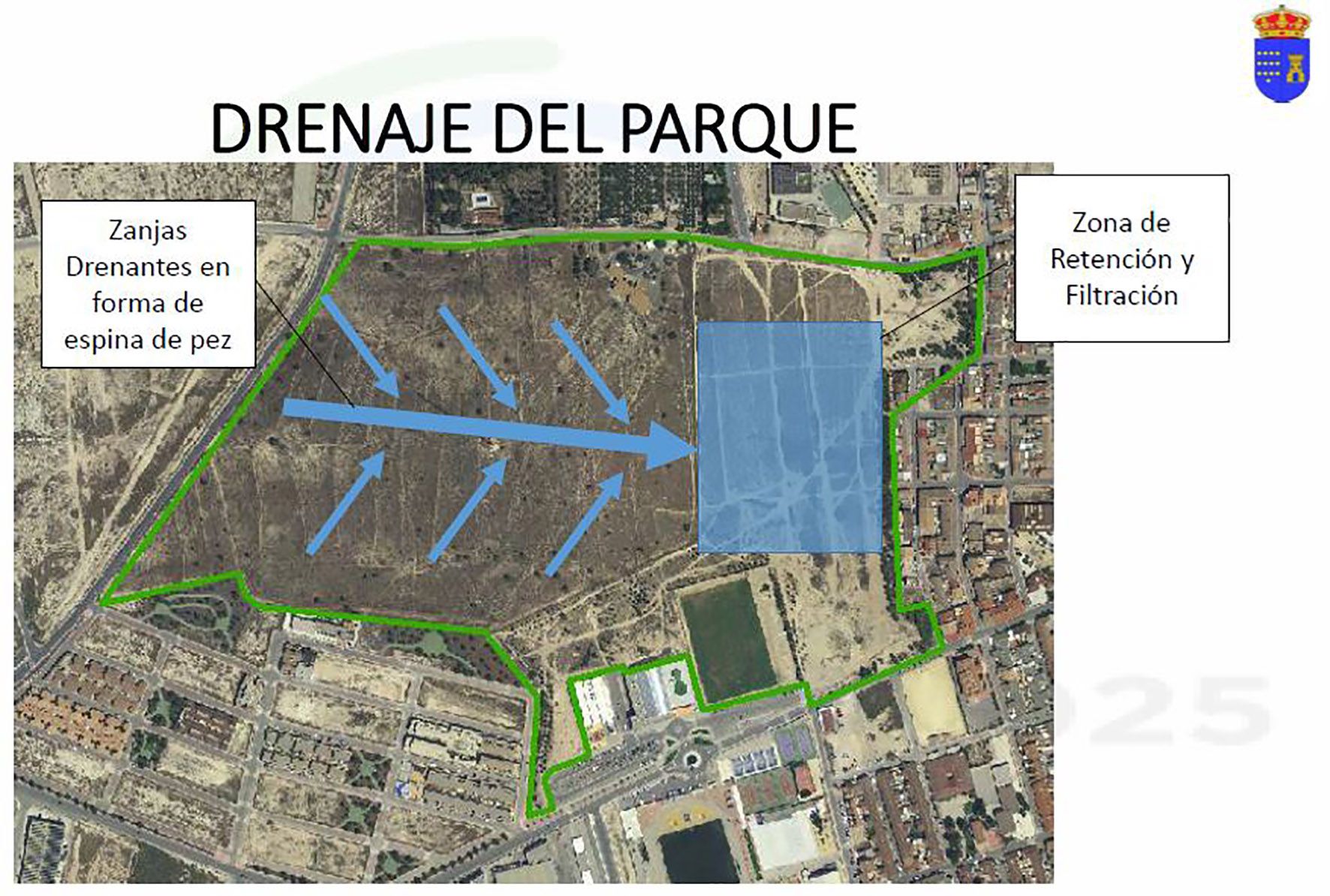 Las Torres de Cotillas presenta a la CHS un diseño del futuro proyecto para gestionar las aguas del parque de La Emisora2