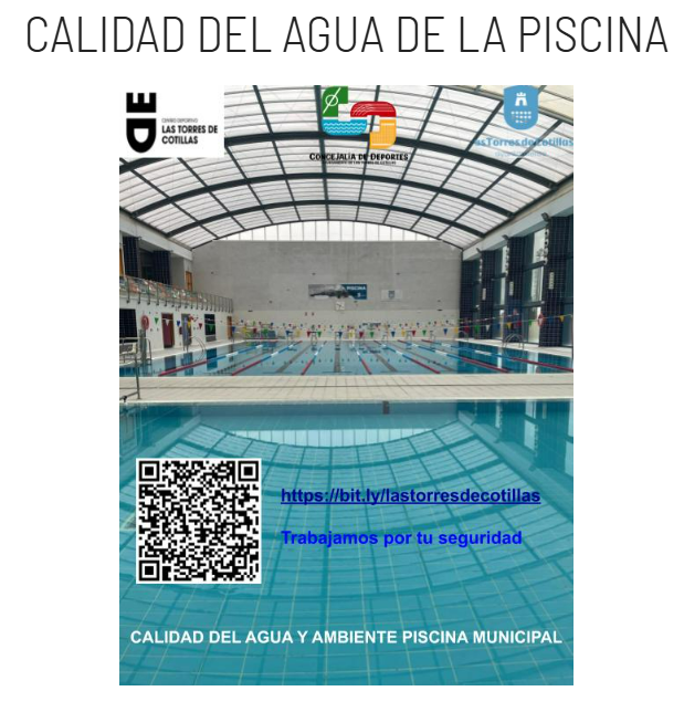 calidad del agua de la piscina