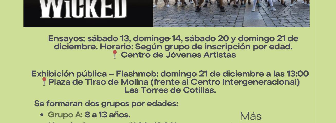 Las Torres de Cotillas prepara un espectacular flashmob inspirado en ‘Wicked’