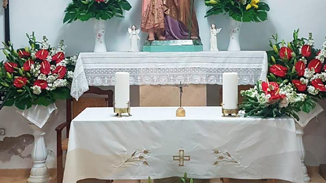 El barrio de La Condomina, preparado para sus tradicionales fiestas en honor a San José