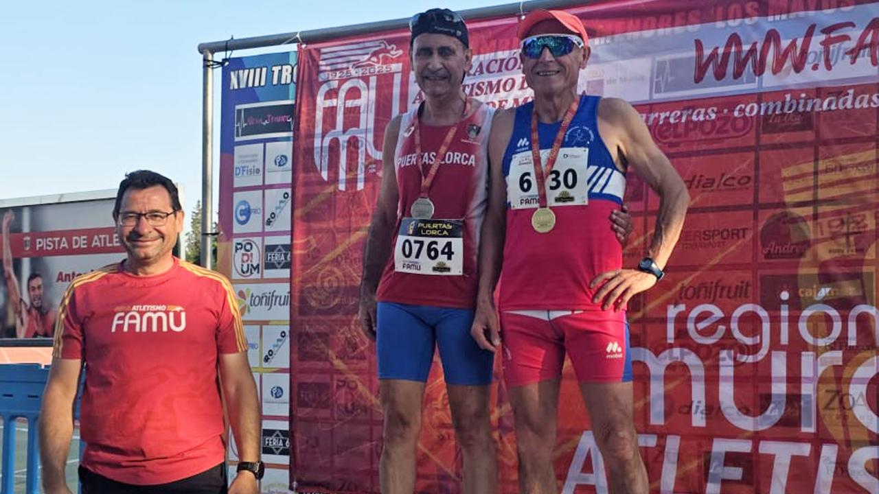 El torreño Ángel Salinas, doble campeón regional al aire libre en categoría máster 70
