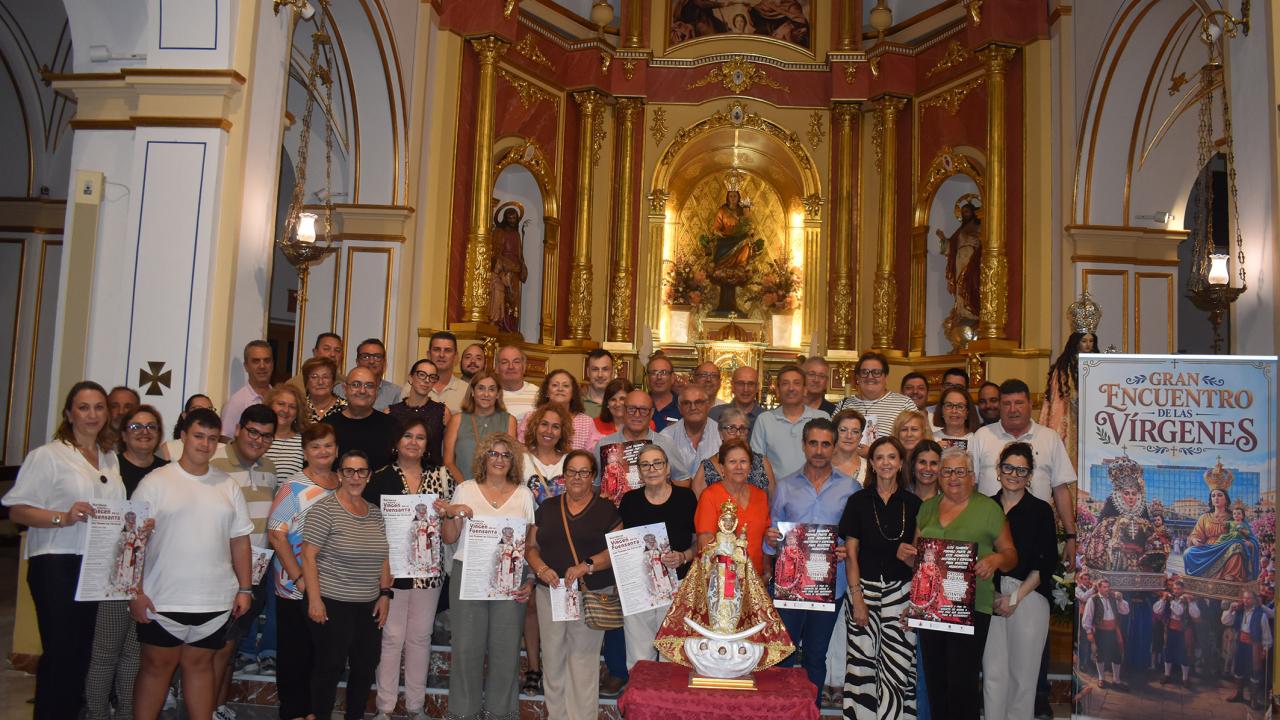 Las Torres de Cotillas presenta el cartel de la histórica visita de la Virgen de la Fuensanta