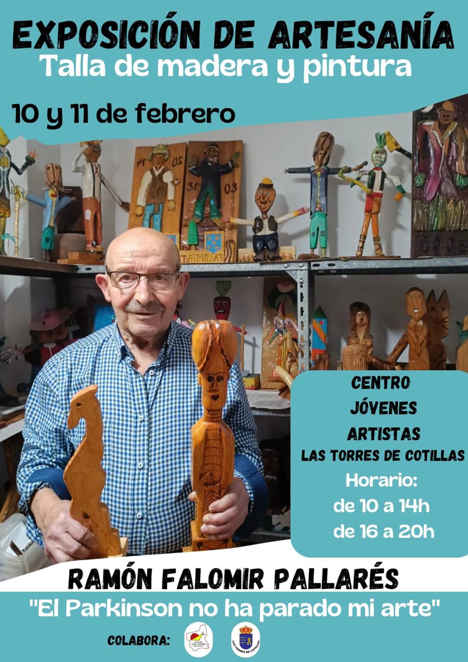 El Centro de Jóvenes Artistas acogerá la exposición “El parkinson no ha parado mi arte”, de Ramón Falomir