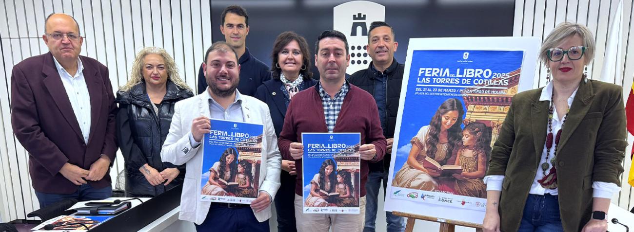 Las Torres de Cotillas estrena feria del libro, que será temática y ofrecerá un amplio programa de actividades