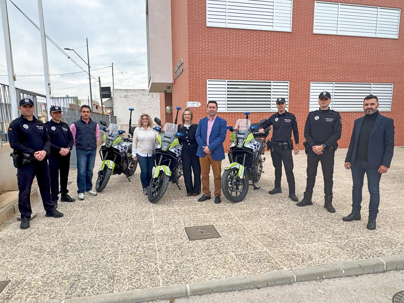La Policía Local incorpora tres nuevas motocicletas a su flota de vehículos
