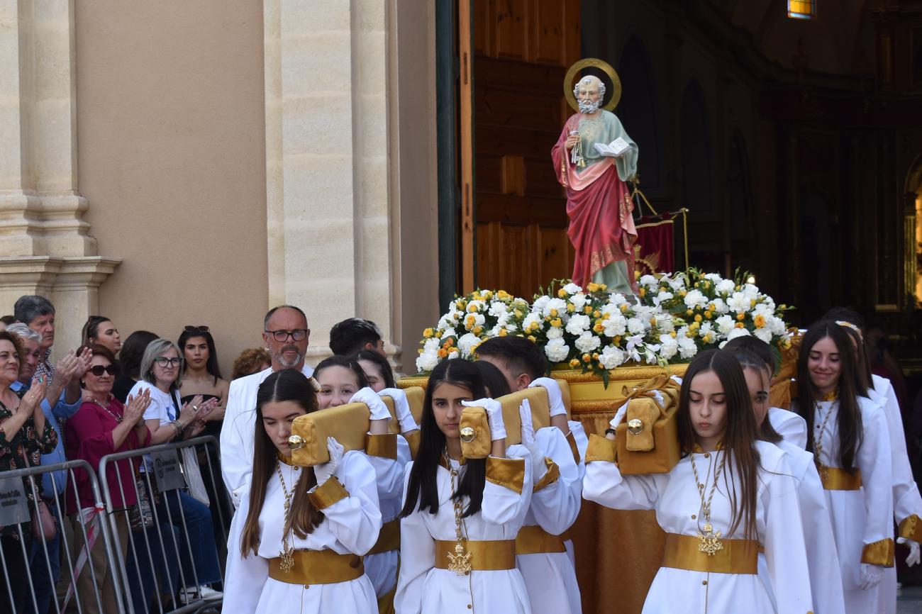 Los peques torreños protagonizan la primera procesión de la Semana Santa 2025