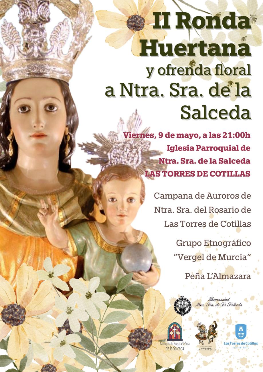 La Ronda Huertana celebrará su segunda edición para homenajear a la Virgen de la Salceda