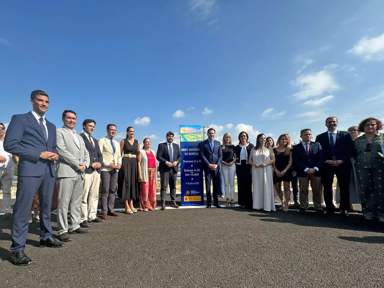 Inaugurados los dos primeros tramos del Arco Noroeste, que reforzarán el valor logístico de Las Torres de Cotillas