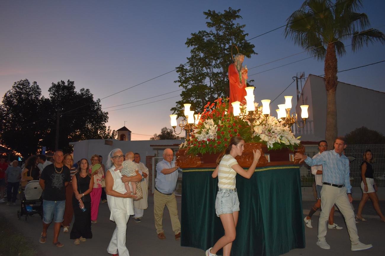 San Joaquín recibe todo el cariño de La Loma en sus fiestas patronales 