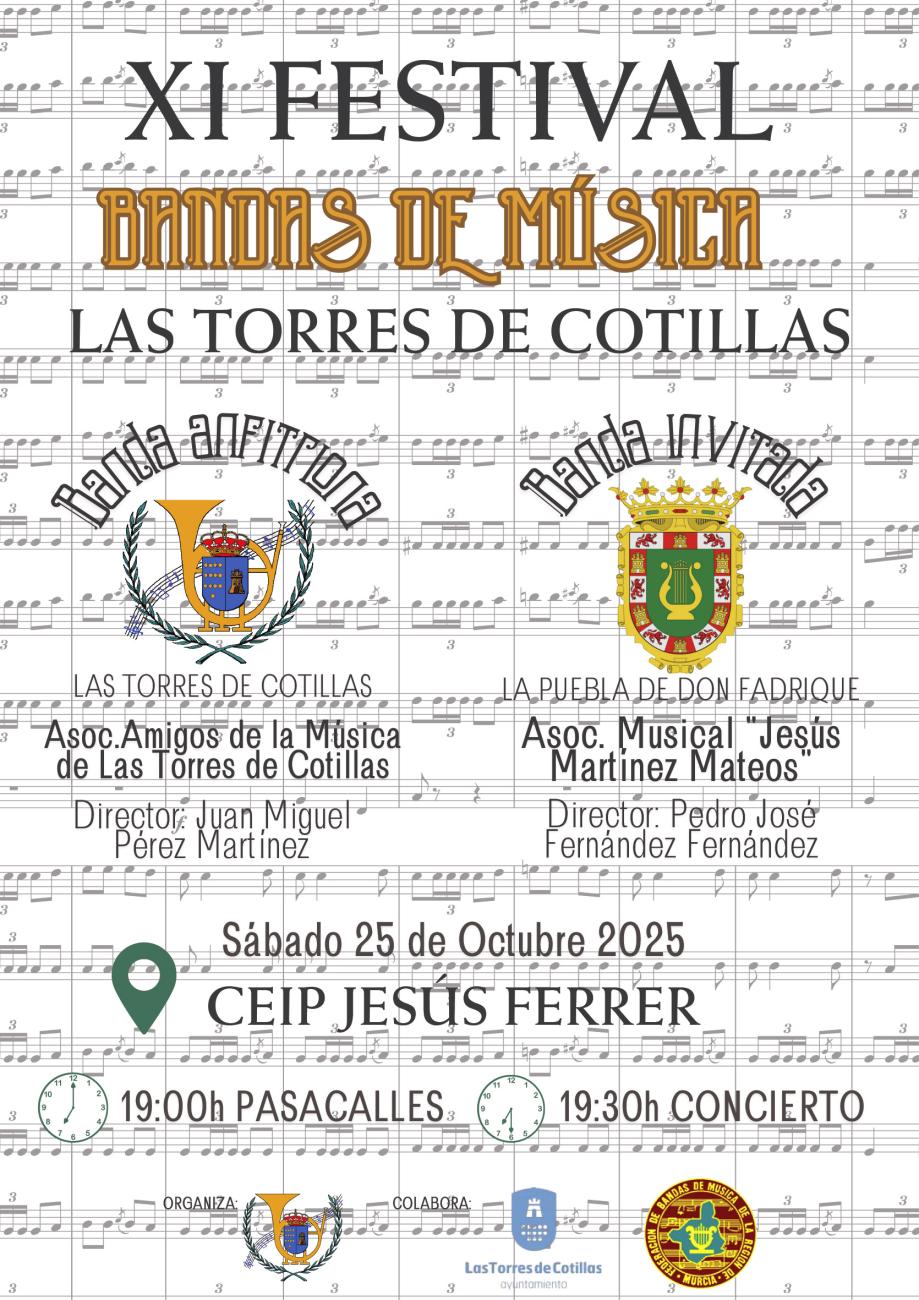 Una banda granadina, invitada al XI Festival de Bandas de Música