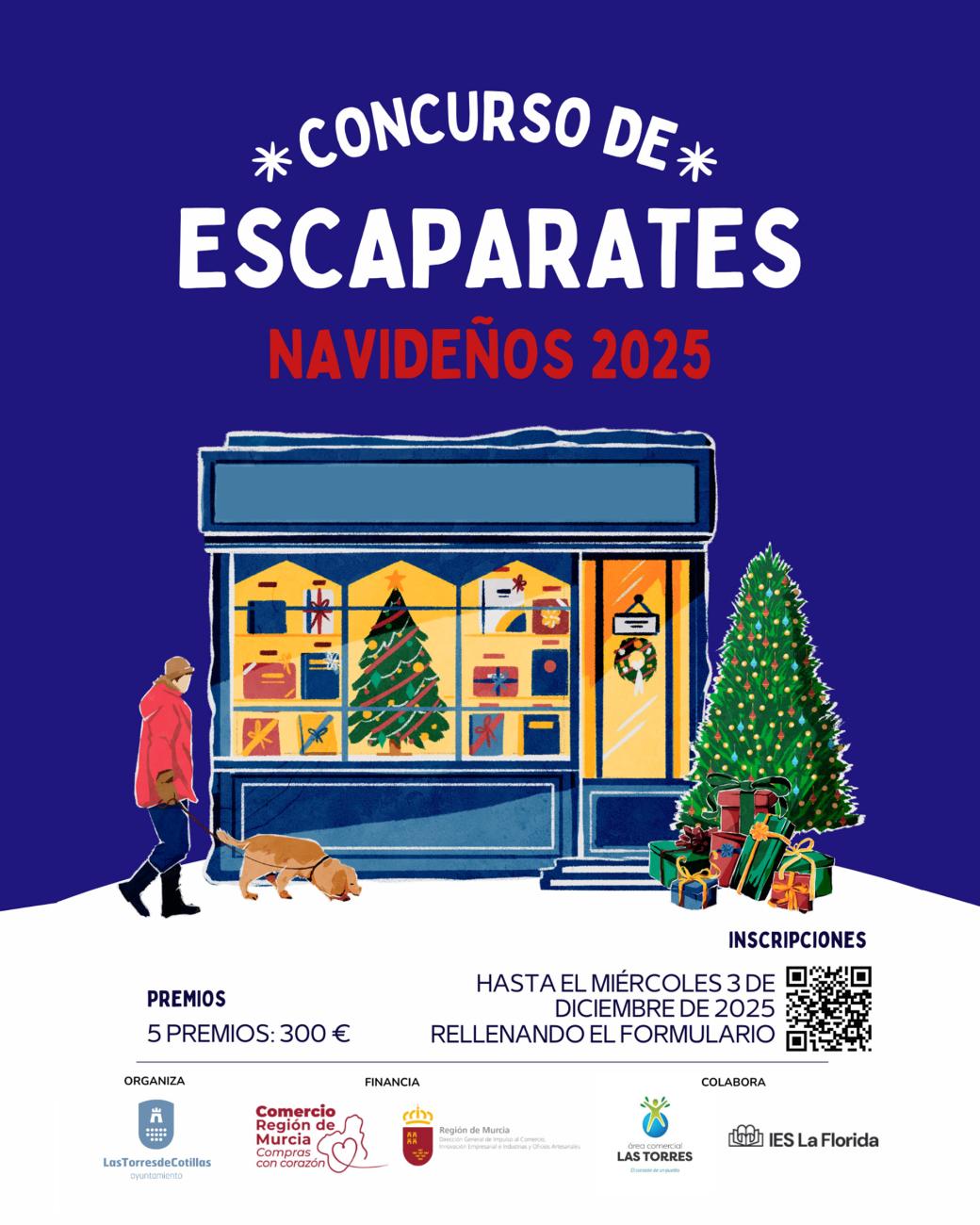 Nueva edición del concurso de escaparates navideños, este año con 1.500 euros en premios