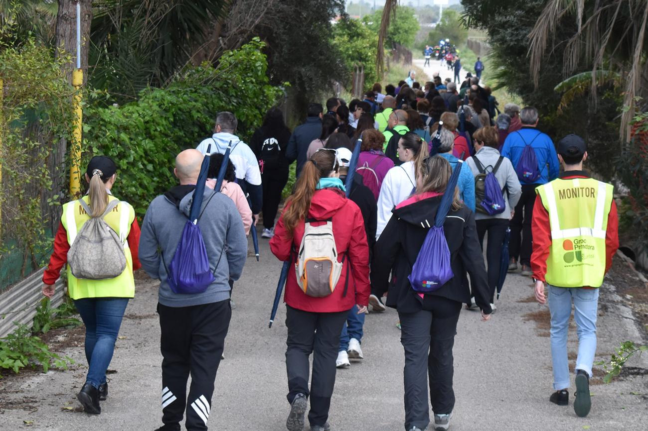 Unas 200 personas celebran el día de la mujer disfrutando de las caminatas y el tapeo de las Rutas Gastrosport