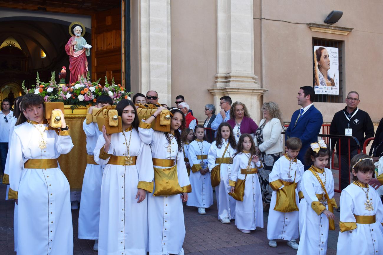 La ilusión y la alegría de los más pequeños brilla un año más en la procesión infantil