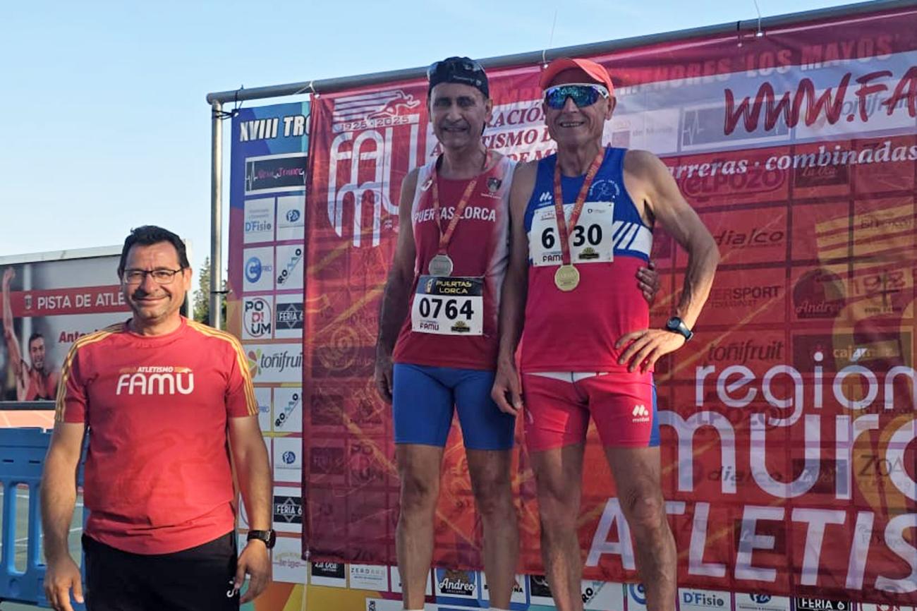 El torreño Ángel Salinas, doble campeón regional al aire libre en categoría máster 70 