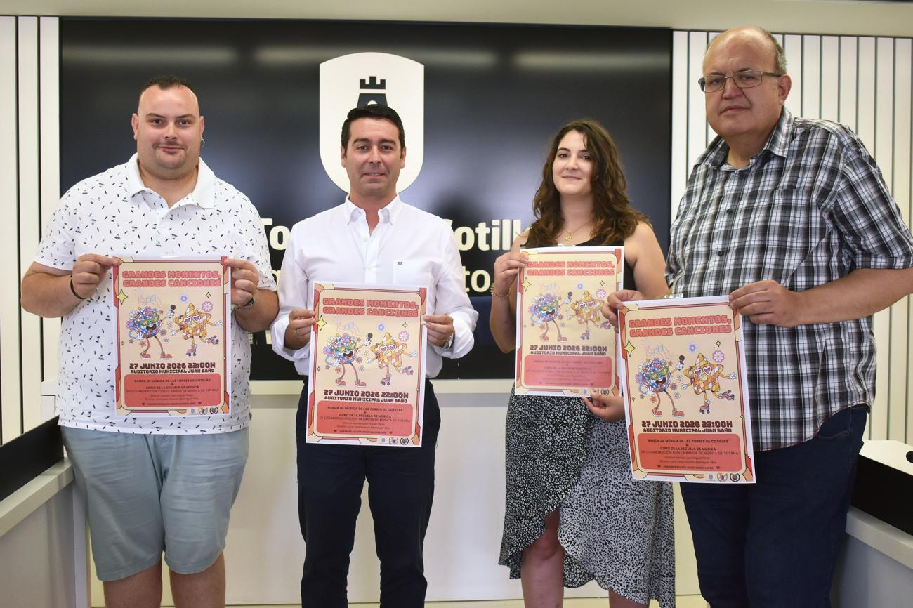 La banda de música presenta su concierto “Grandes momentos, grandes canciones” 