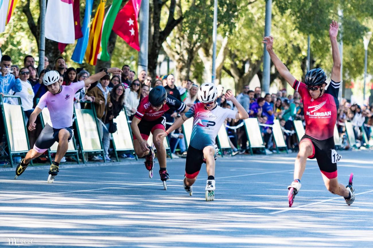 Pablo González se proclama bicampeón juvenil de España de patinaje de velocidad en circuito